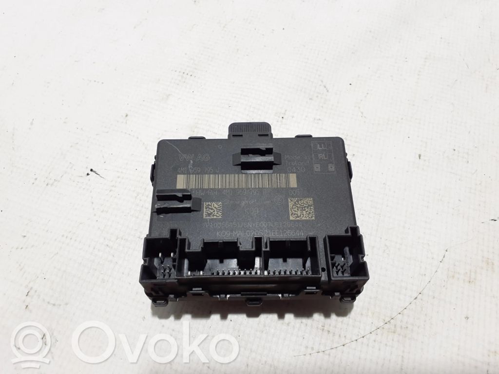 Audi A6 S6 C8 4K Unité de commande module de porte 