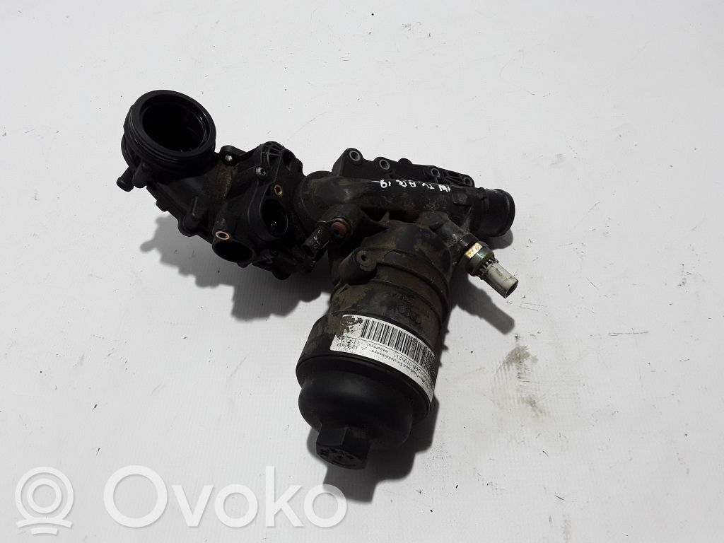 Volkswagen Touareg III Oil filter mounting bracket 