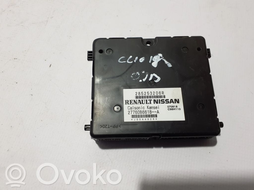Renault Clio IV Air conditioning/heating control unit 