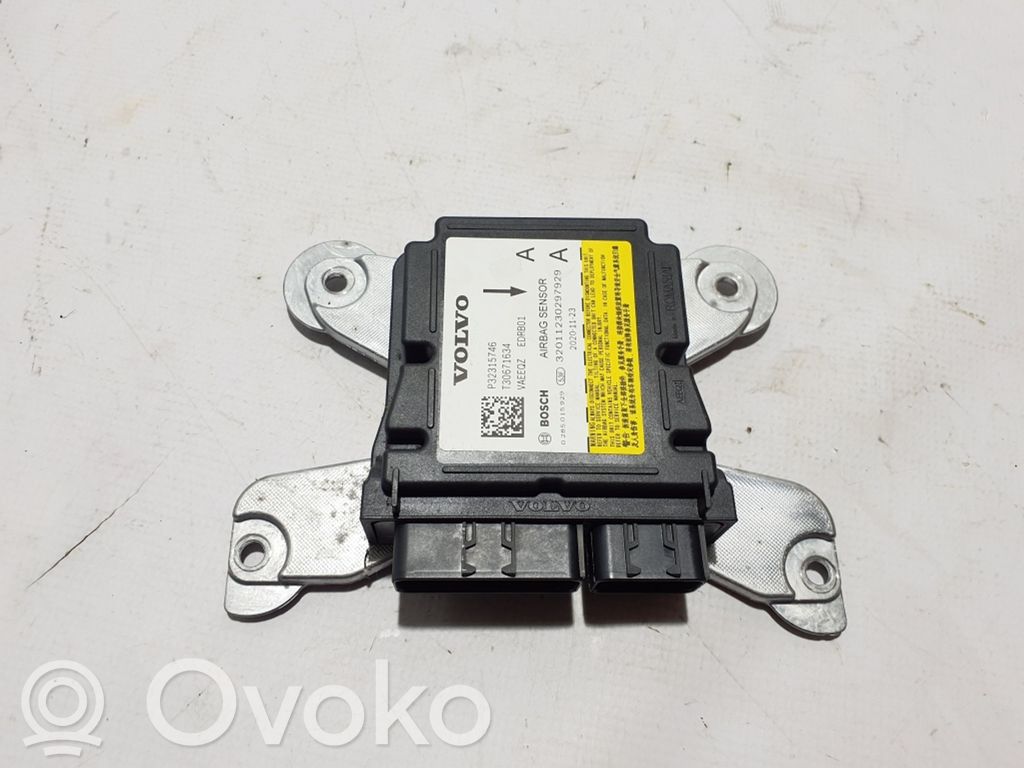 Volvo V60 Airbag control unit/module 