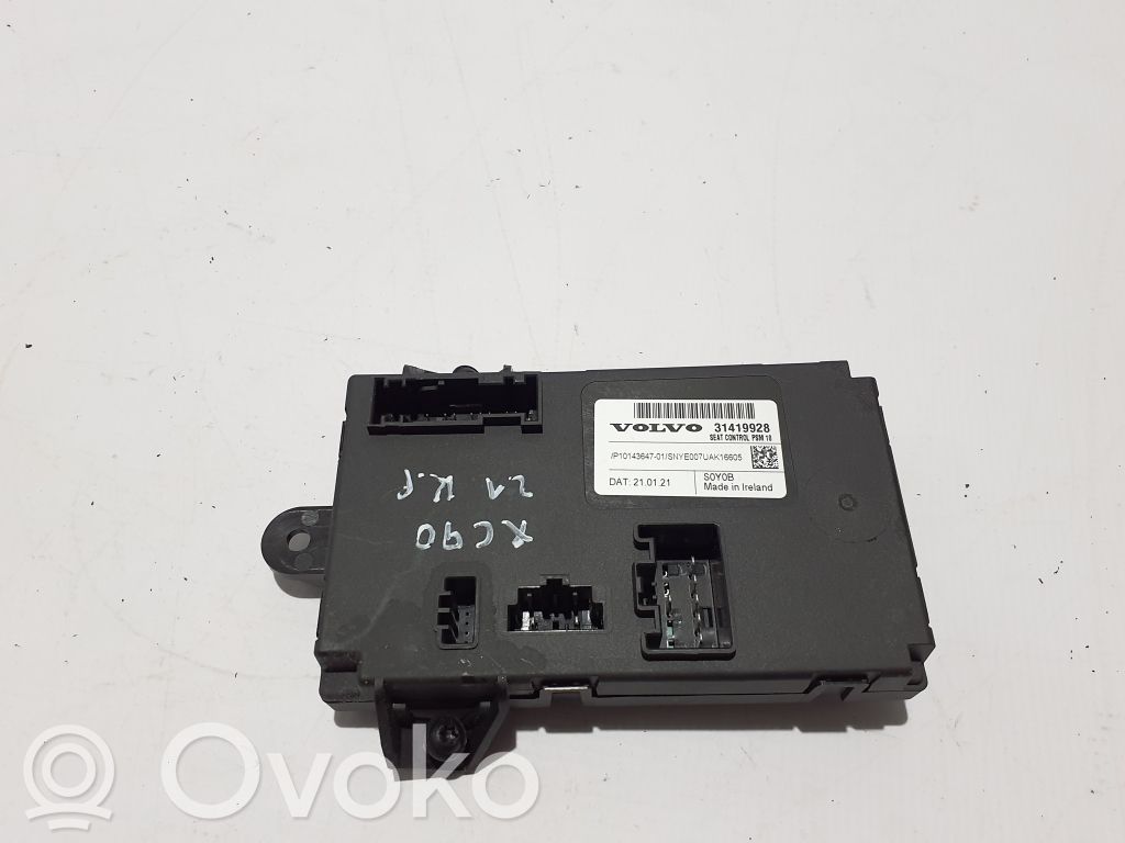 Volvo XC90 Module de commande de siège 