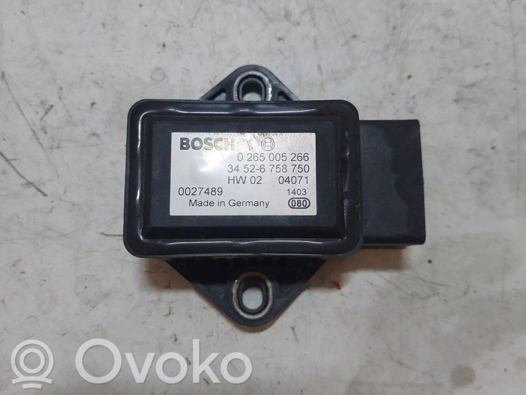 BMW 5 E60 E61 ESP acceleration yaw rate sensor 