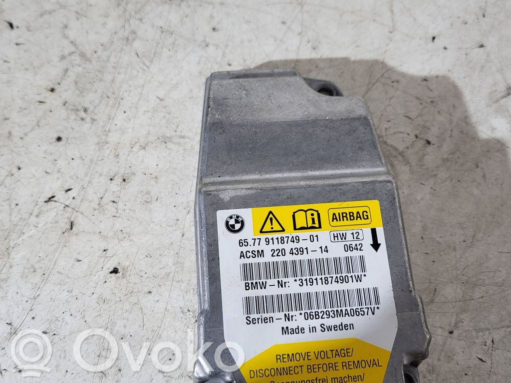 BMW 5 E60 E61 Airbag control unit/module 