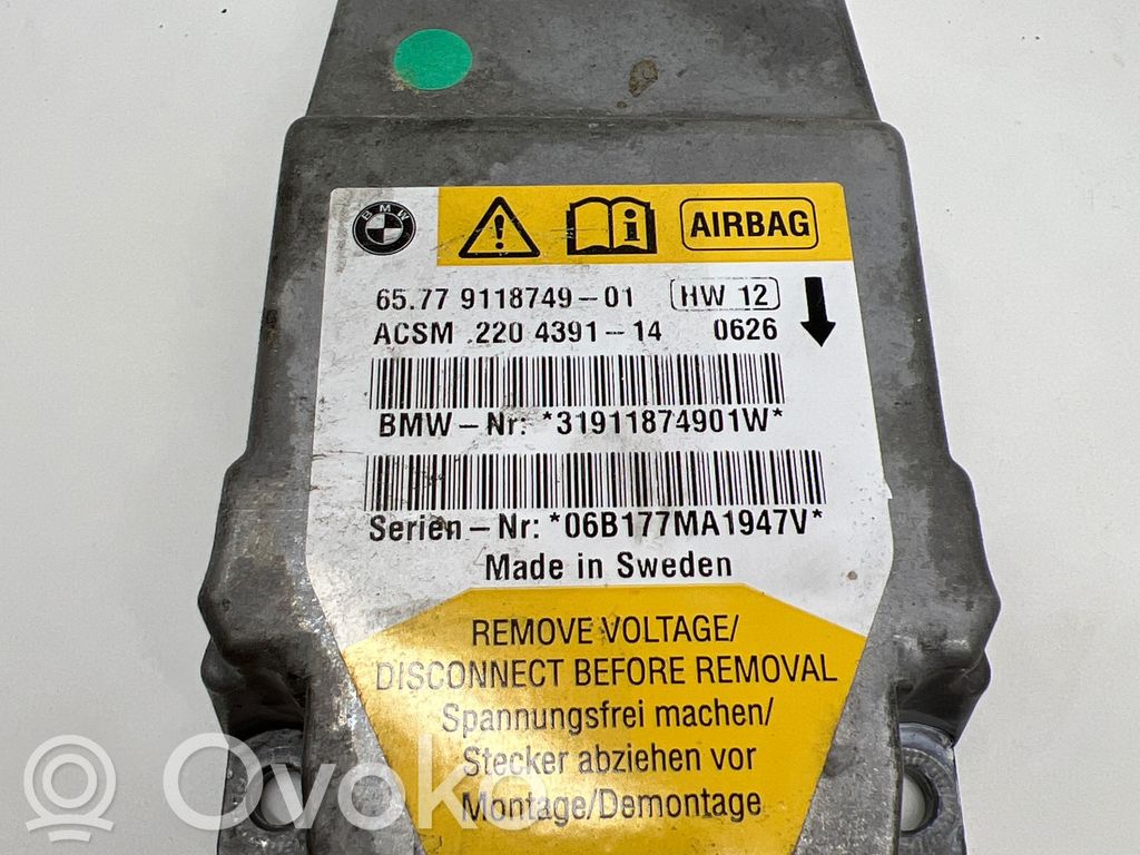 BMW 5 E60 E61 Airbag control unit/module 