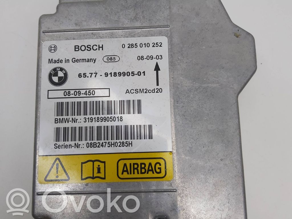 BMW X5 E70 Airbag control unit/module 