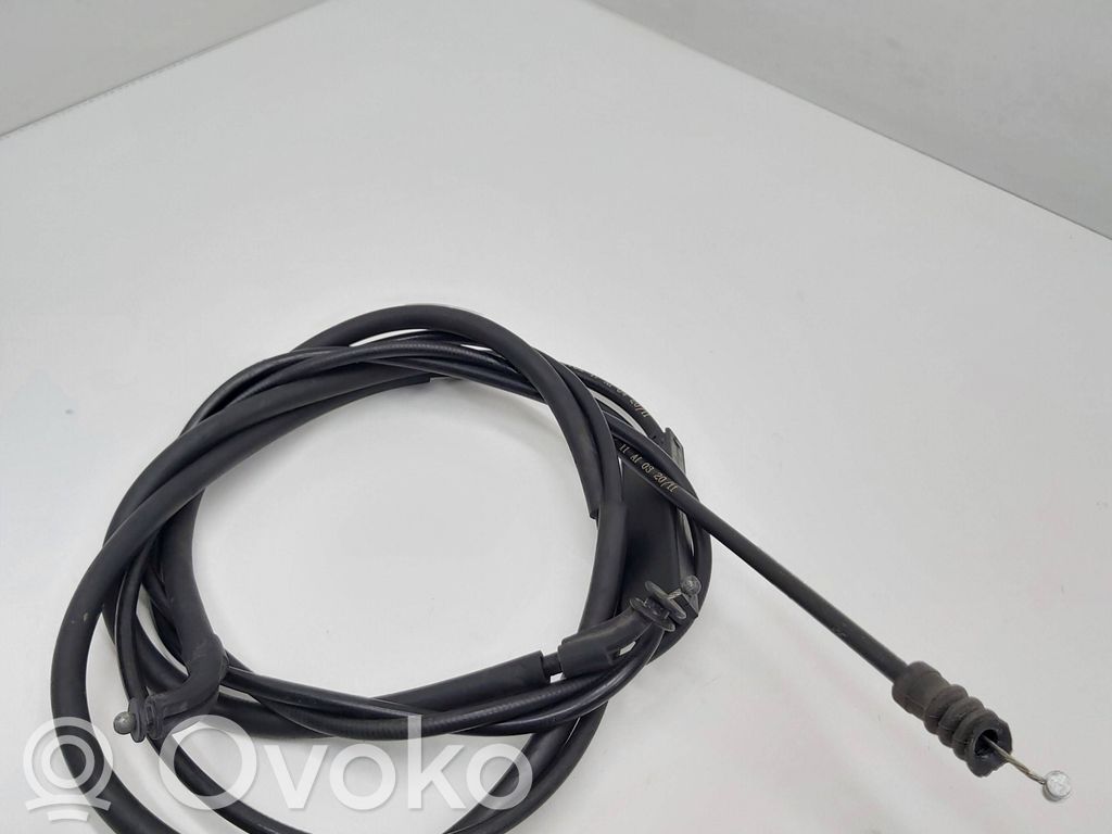 BMW X5 E70 Dzinēja pārsega slēdzenes trosīte 