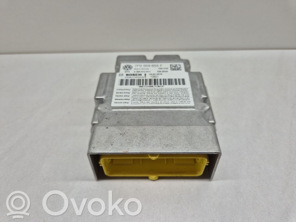 Airbag control unit/module   7P0959655F,003S8002X0K8,0285012911,24022016