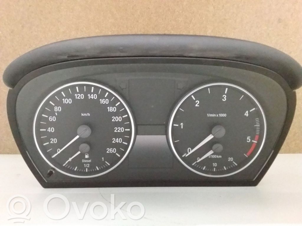 BMW 3 E90 E91 Speedometer (instrument cluster) 