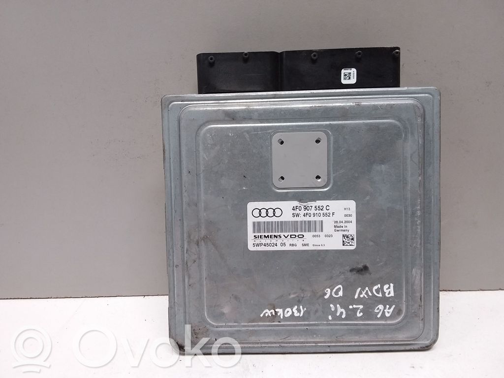 Audi A6 S6 C6 4F Engine control unit/module 