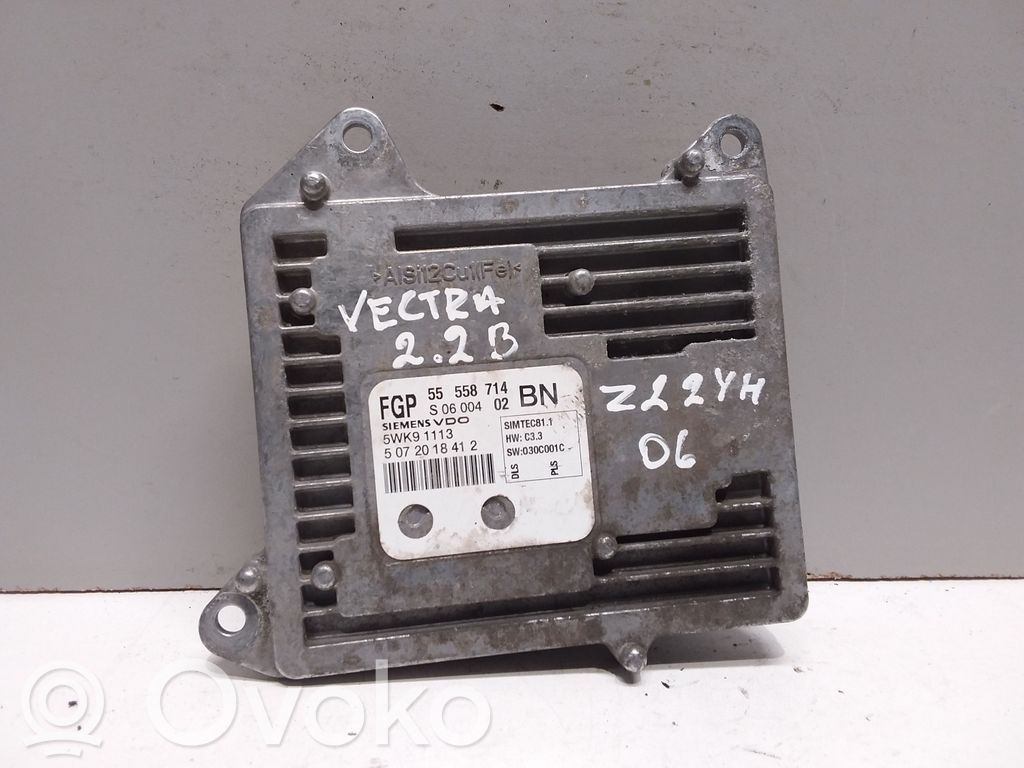 Opel Vectra C Calculateur moteur ECU 