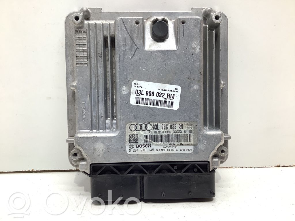 Engine control unit/module   03L906022RM,0281016145,03L906019AL