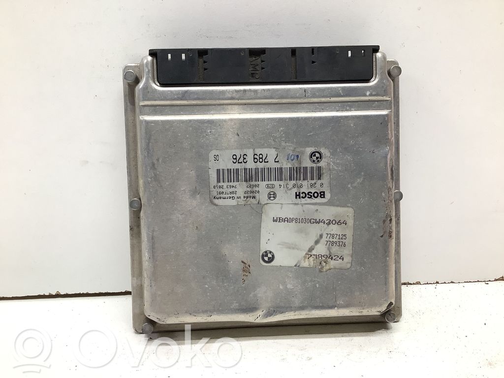 Engine control unit/module   7789376,7787125,7789424