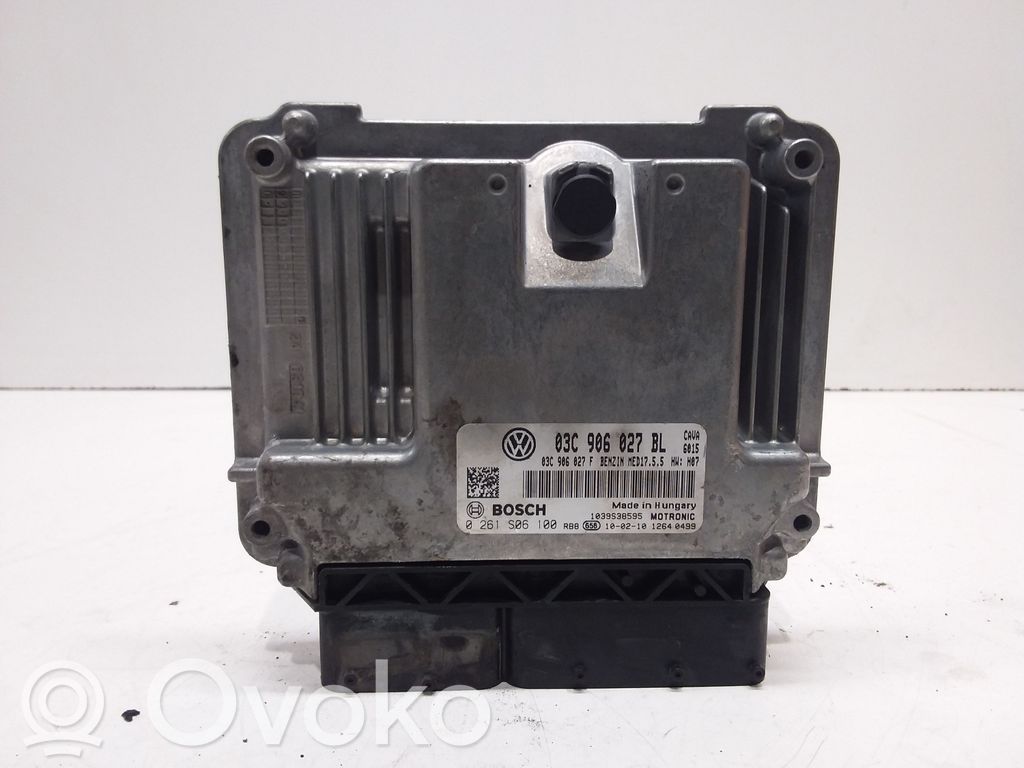 Engine control unit/module   03C906027BL,0261S06100,03C906027F