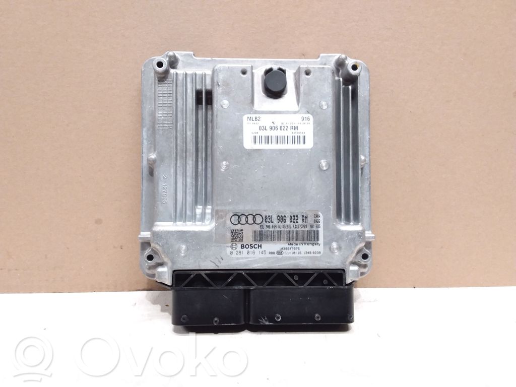Engine control unit/module   03L906022RM,0281016145
