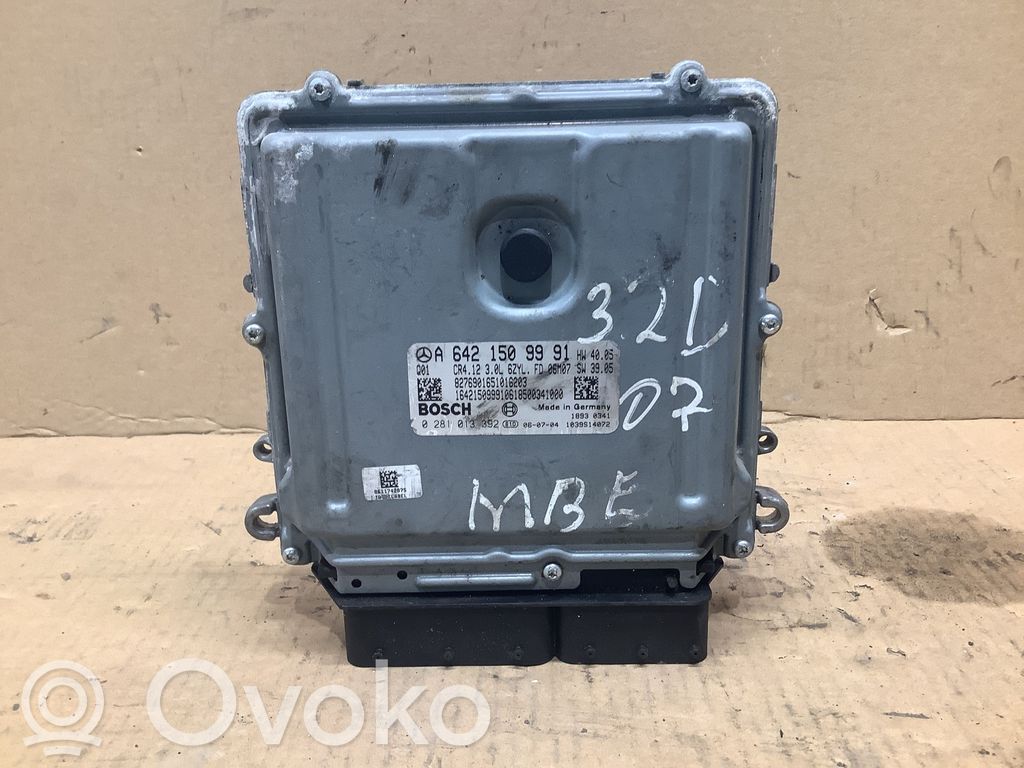 Mercedes-Benz ML W163 Engine control unit/module 