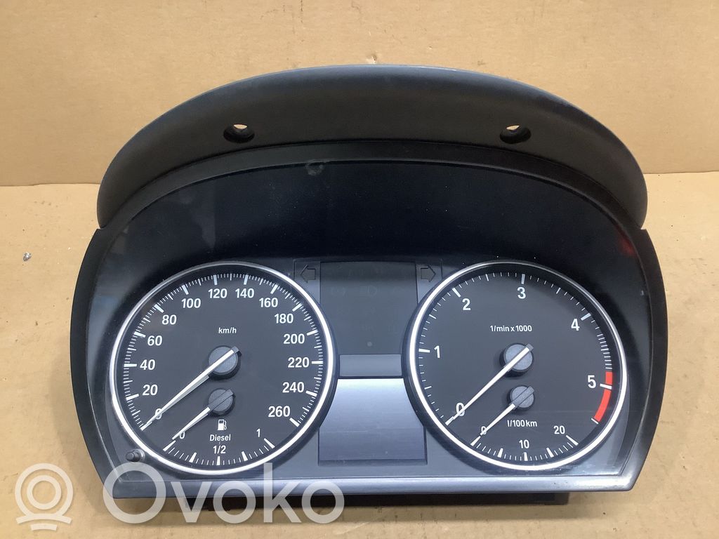 BMW 3 E90 E91 Spidometrs (instrumentu panelī) 