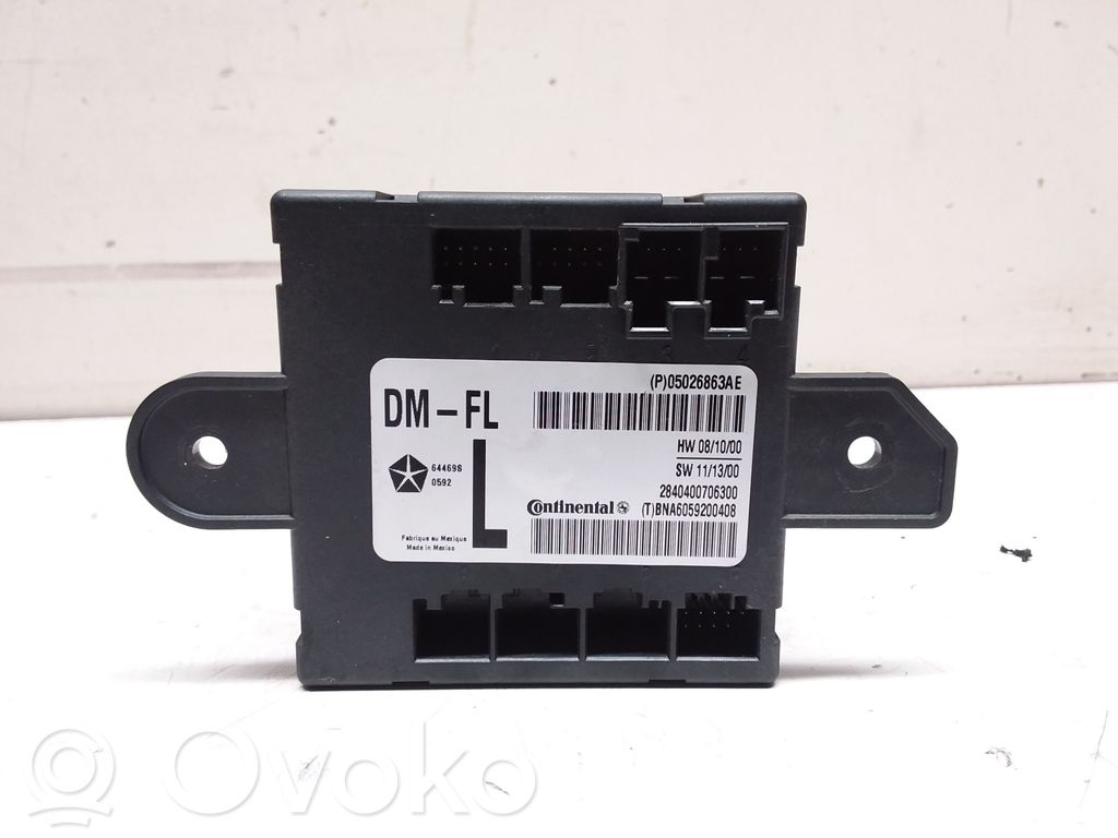 Lancia Voyager Unité de commande module de porte 