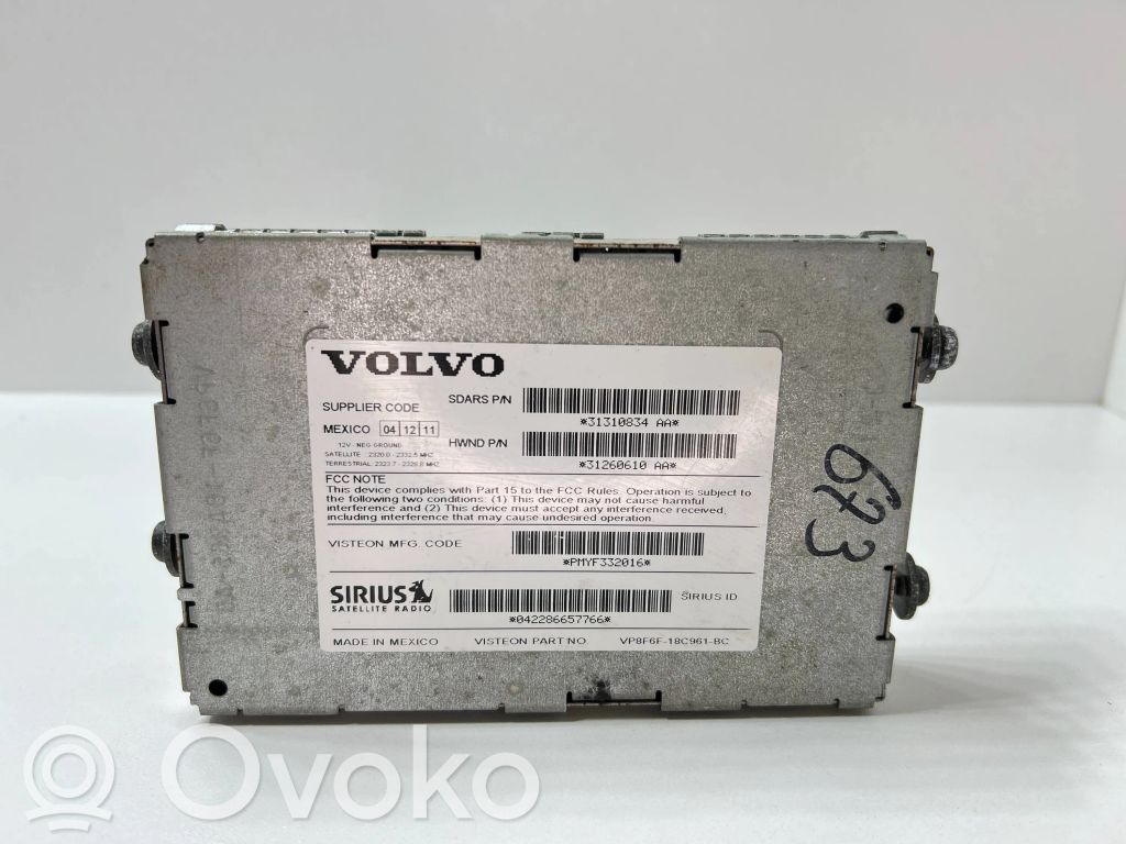 Volvo XC60 Amplificador de antena aérea 