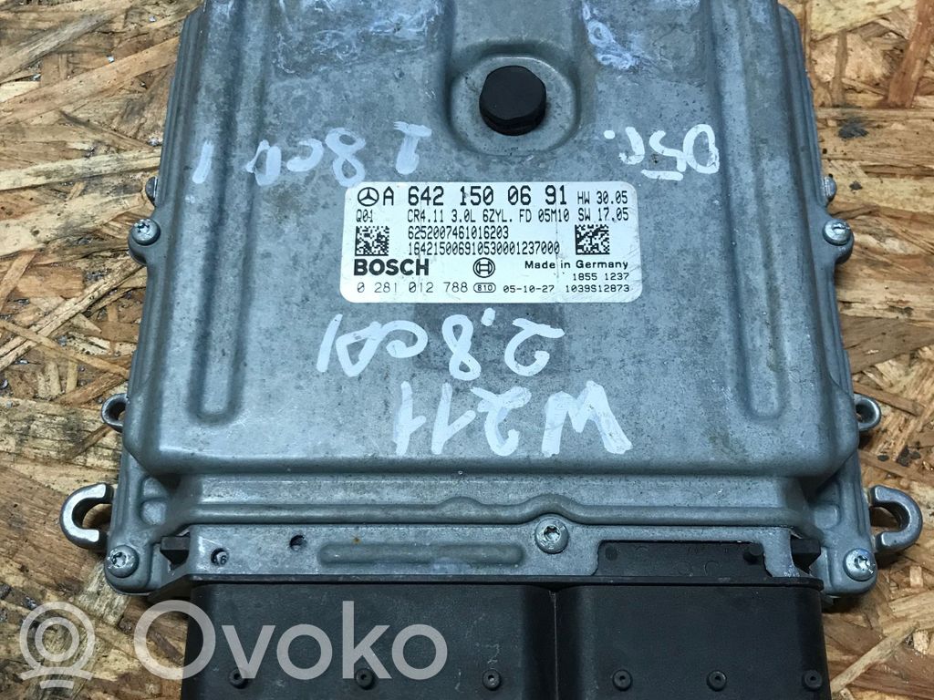 Engine control unit/module   A6421500691,0281012788