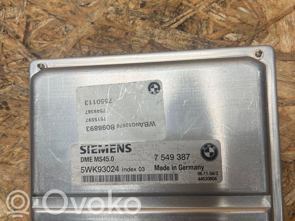 Engine control unit/module   7549387,5WK93024