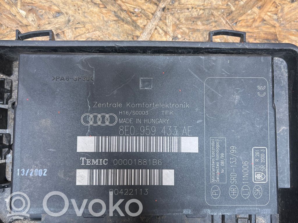 Mukavuusmoduuli   8E0959433AE,00422113,00001881B6