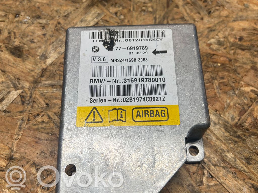Airbag control unit/module   6919789,316919789010,02B1974C0621Z