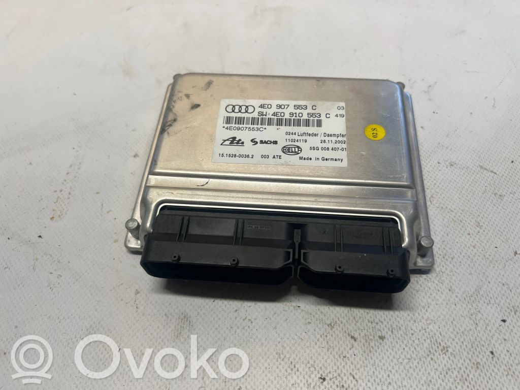 Module de commande suspension pneumatique arrière   4E0907553C,4E0910553C
