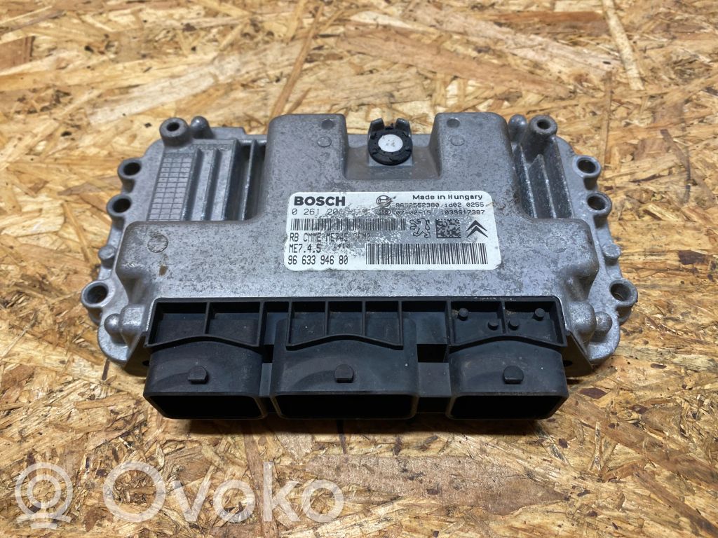 Engine control unit/module   9663394680,9652552380,0261206220