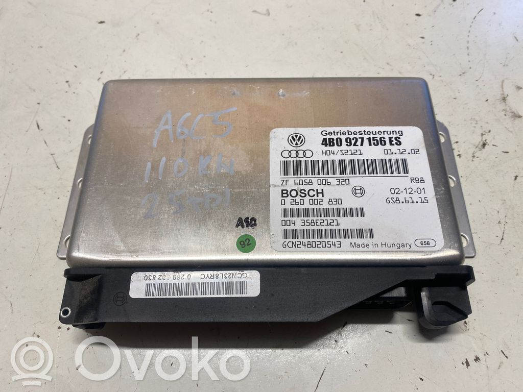 Gearbox control unit/module   4B0927156ES,0260002830,ZF6058006320