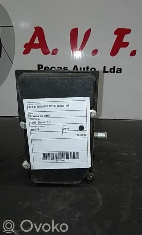Alfa Romeo Mito Cilindro de freno maestro 