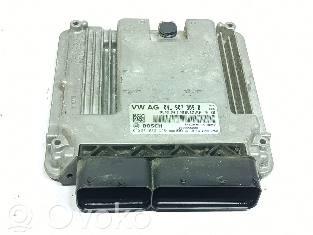 Engine control unit/module   04L907309B,0281018510