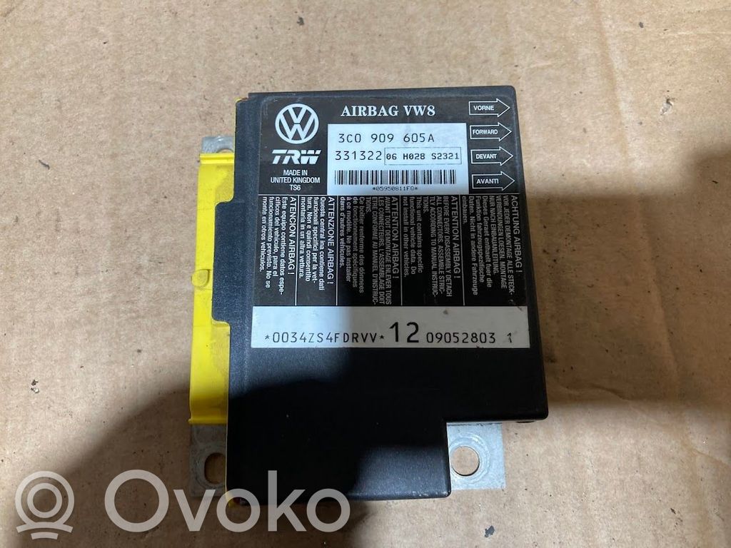 Volkswagen PASSAT B6 Sterownik / Moduł Airbag 