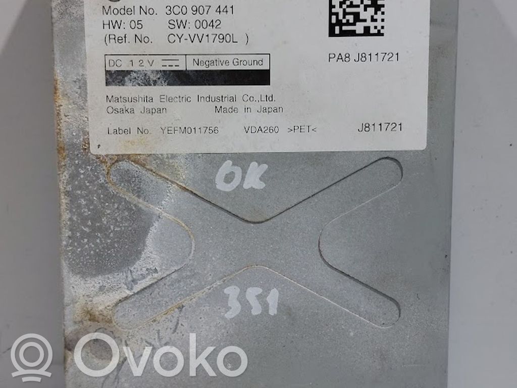 Volkswagen PASSAT B6 Camera control unit module 