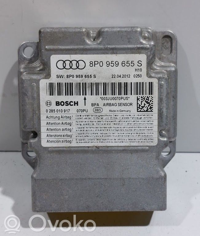 Audi A3 S3 8P Airbag control unit/module 