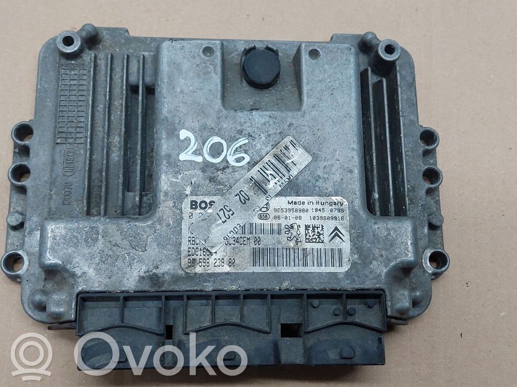 Peugeot 206 Engine control unit/module 