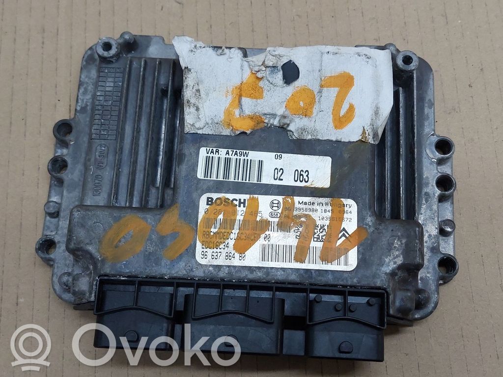Peugeot 207 Engine control unit/module 