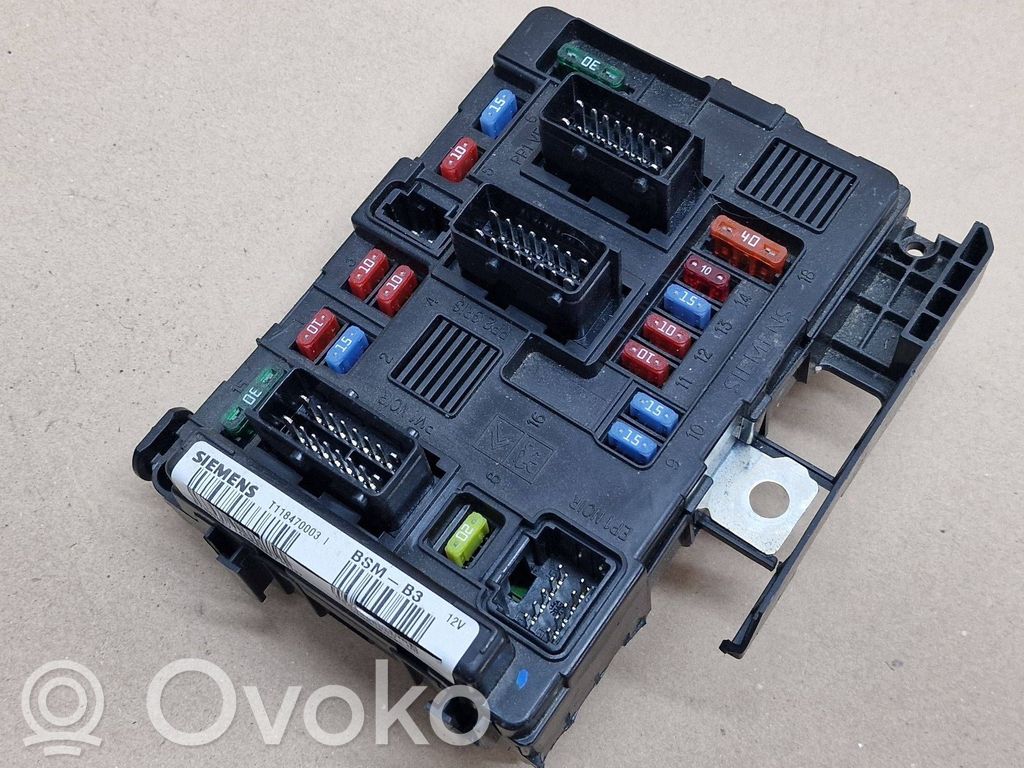 Citroen C3 Drošinātāju bloks 