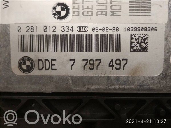 BMW 3 E90 E91 Engine control unit/module ECU 