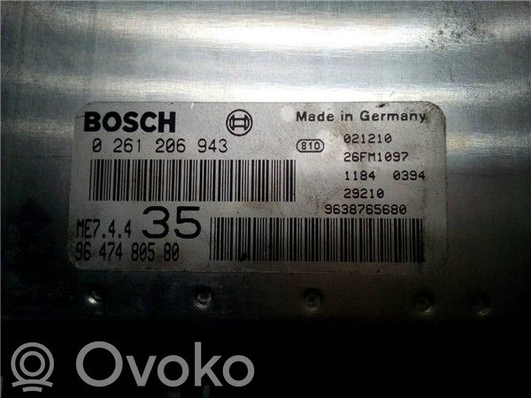 Engine control unit/module ECU   261206943