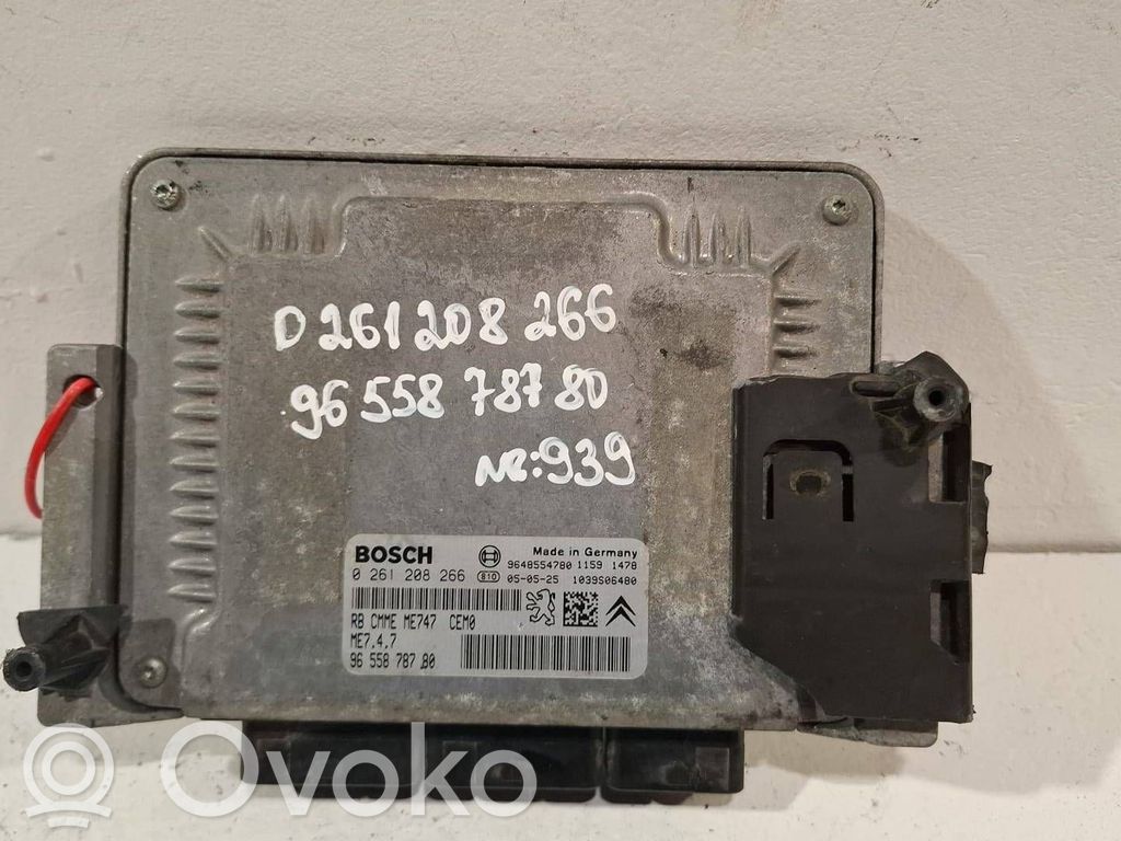 Peugeot 407 Engine control unit/module 