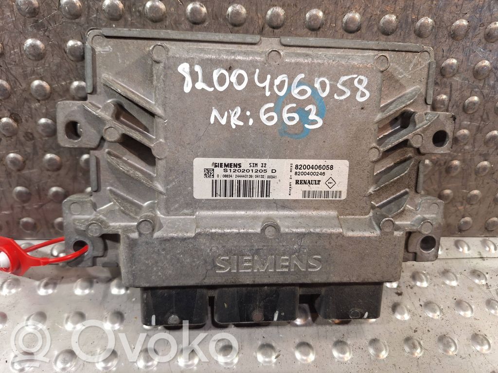 Renault Clio II Engine control unit/module 