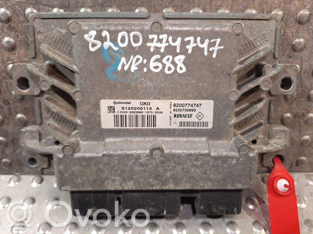 Engine control unit/module   S25081688,8200774747,8200700695,S120200113