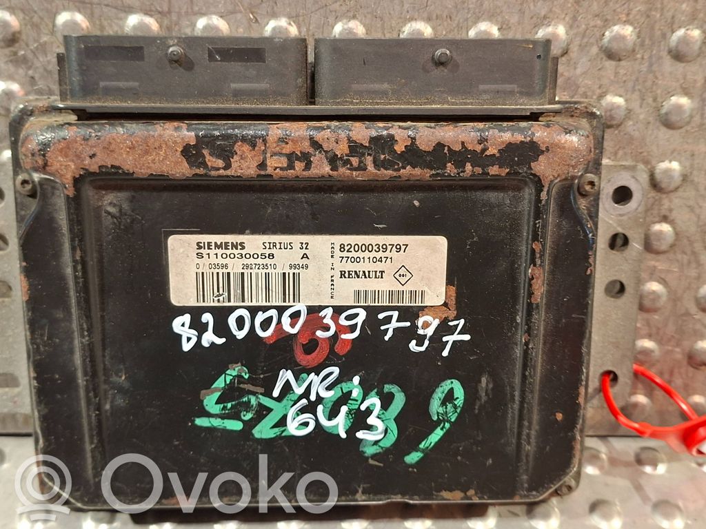 Renault Clio II Engine control unit/module 