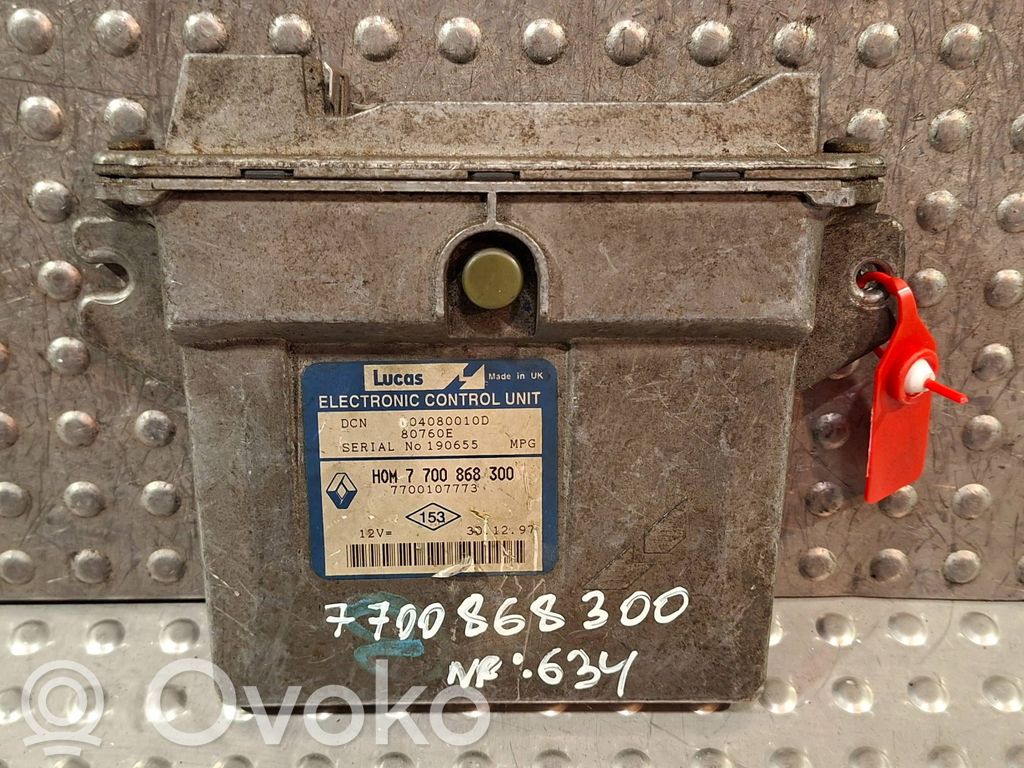 Renault Kangoo I Engine control unit/module 