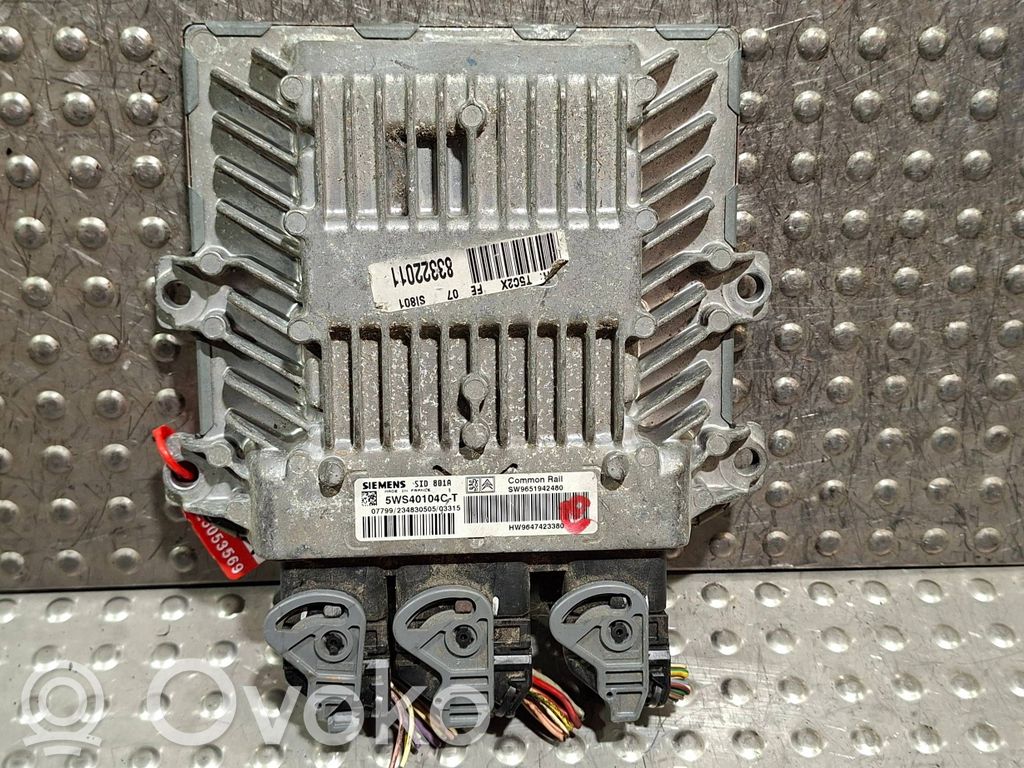 Peugeot 307 Engine control unit/module 