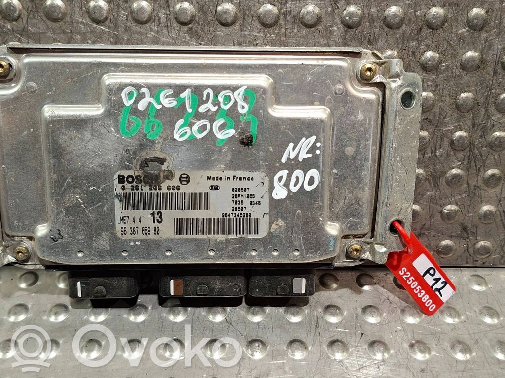 Engine control unit/module   S25053800,0261206606,9638765980,9647345280