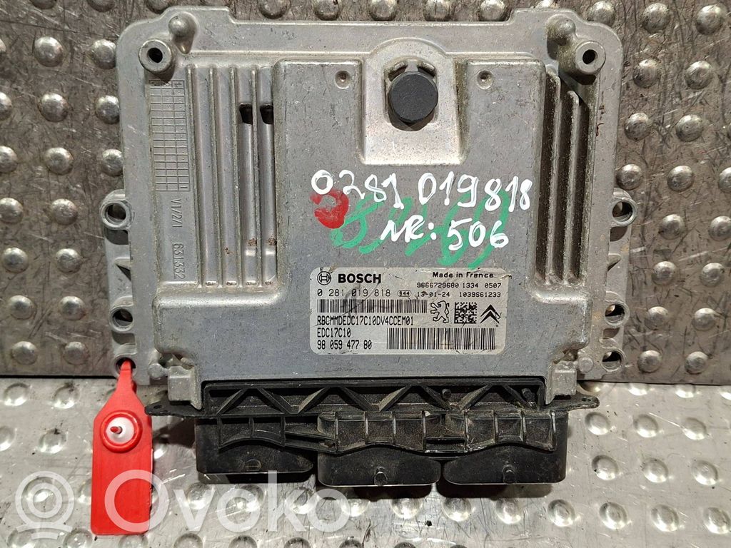 Peugeot 207 Engine control unit/module 