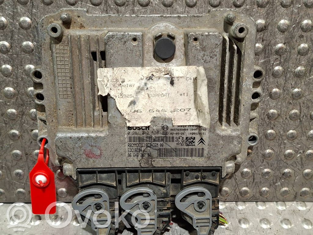 Engine control unit/module   S25053682,9657699480,9664620780,0281012528