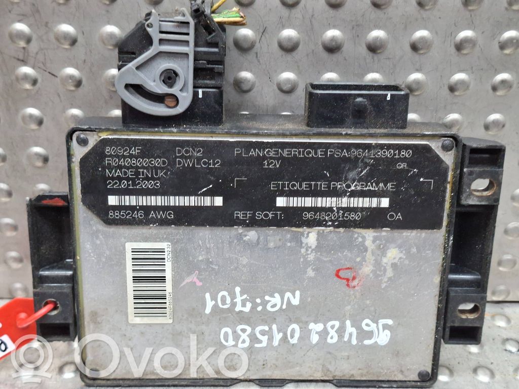Citroen Berlingo Engine control unit/module 