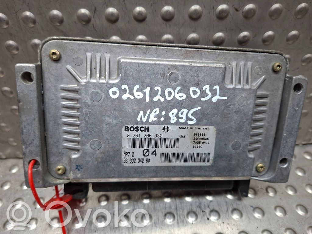 Peugeot 206 Engine control unit/module 